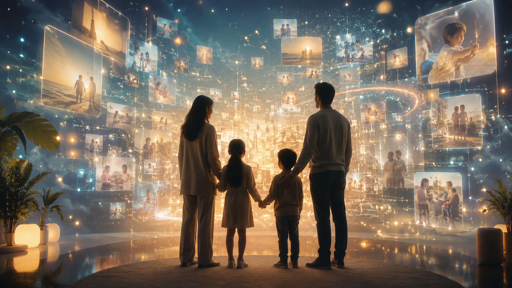 Family digital legacy concept